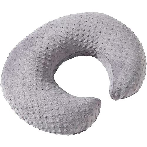 Dots Nursing Pillow Cover, Plush Breastfeeding Pillow Case