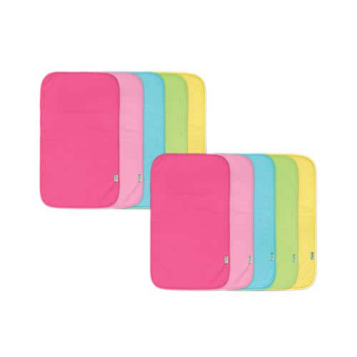 green sprouts Unisex Baby Stay-dry Burp Pad