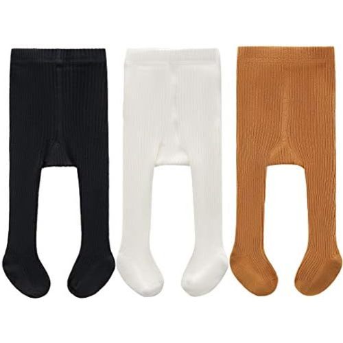 CECORC Baby Girls Tights Toddler Cable Knit Leggings Thick Cotton Infant Stockings Pantyhose 1-10T