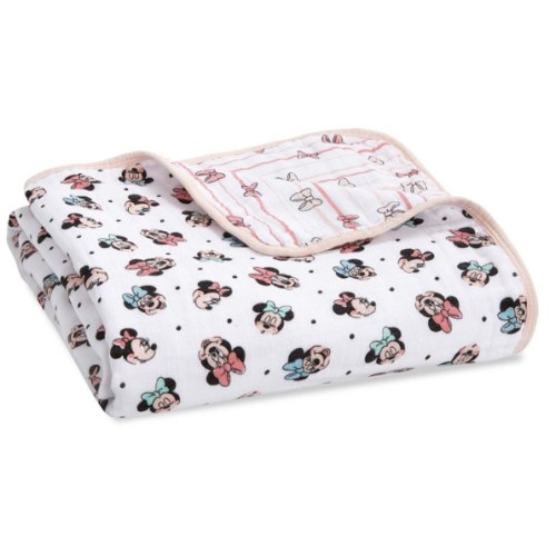 Disney's Minnie Rainbows Muslin Blanket | aden + anais
