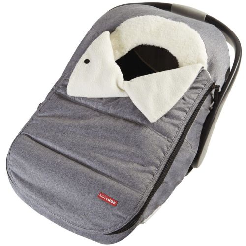 STROLL & GO Car Seat Cover - Heather Grey | Carter’s Oshkosh Canada