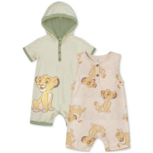 Baby Boys Lion King Rompers, Pack of 2