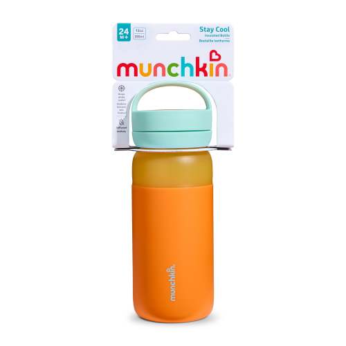 Munchkin Stay Cool Insulated Water Bottle - Orange