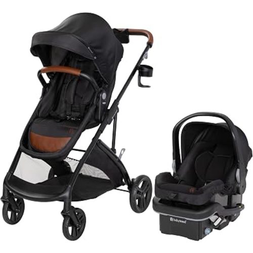 Baby Trend Passport Switch 6-in-1 Modular Travel System with EZ-Lift Plus Infant Car Seat, Midnight Cocoa