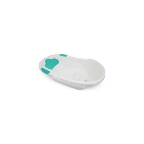 Baby Bathtub with Head Cushion - White