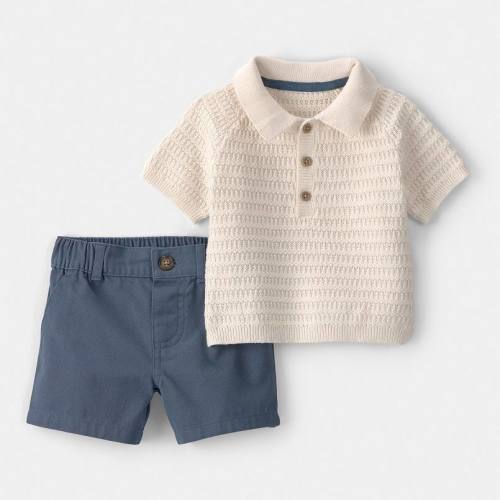 Baby Boy Carter's 2-Pc. Collared Shirt & Shorts Set