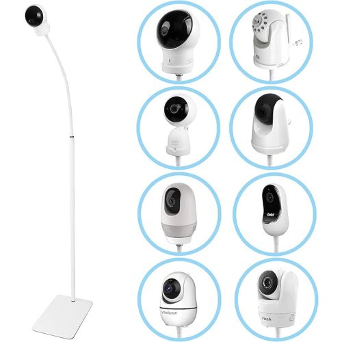 HOLACA 35 inch or 63 inch Floor Stand for Hellobaby, Infant Optics DXR-8/8 Pro, eufy, Vava/Hipp and Nooie Baby Monitor,Owlet and Motorola Baby Monitor, for Any Other Cameras with 1/4 Screw Mount