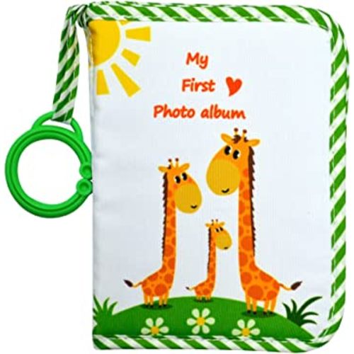 Baby's My First Family Album,baby photo album 4×6 Soft Cloth Photo Book,Baby Cloth Album with Photo Pockets, for Newborn Toddler & Kids