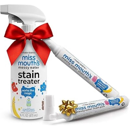 Miss Mouth's Messy Eater Stain Treater - 16oz Spray and 2 Pack Stain Pens