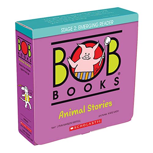 Bob Books - Animal Stories Box Set | Decodable Phonics Books, Ages 4 and up, Kindergarten (Stage 2: Emerging Reader)