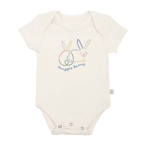 Baby Graphic Bodysuit - Snuggle Bunny | 100% Organic - Finn + Emma