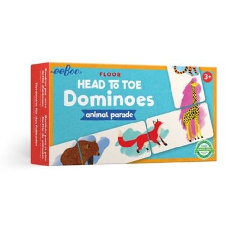 eeBoo: Animal Parade Head to Toe Dominoes