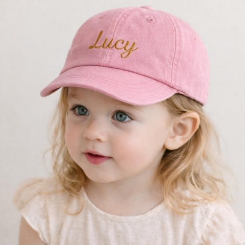 Personalized Baby Baseball Hat, Embroidered Name Sun Hat, First Birthday Gift, Baby Shower Gift, Toddler Name Hat, Summer Vacation hat