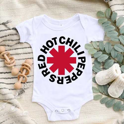 US SELLER Red Hot Chili Peppers Baby Bodysuit, Baby Shower Gift, Christmas Gift, Birthday Gift, Gift For Her Gift For His Newyear Gift