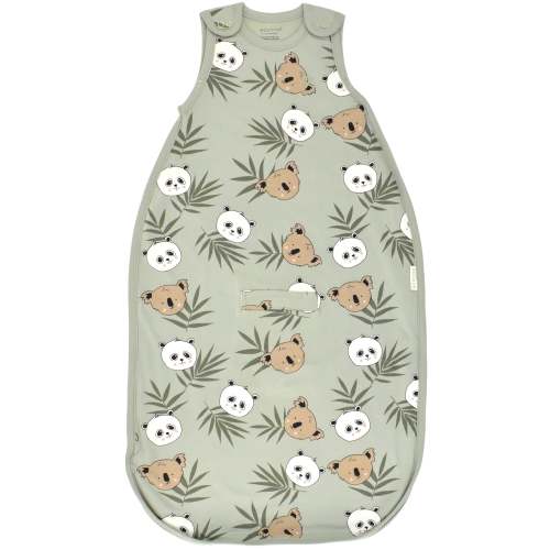 Ecolino® Adjustable Baby Sleep Bag, Organic Cotton, Universal Size: 2 Months - 2 Years, Treetop Safari
