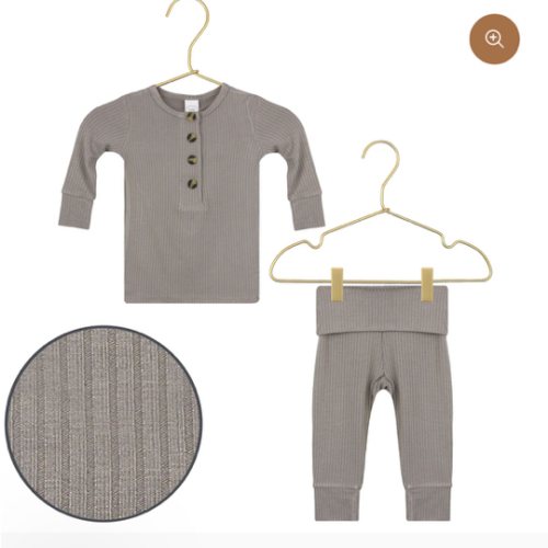 Ellis Ribbed Top + Bottoms