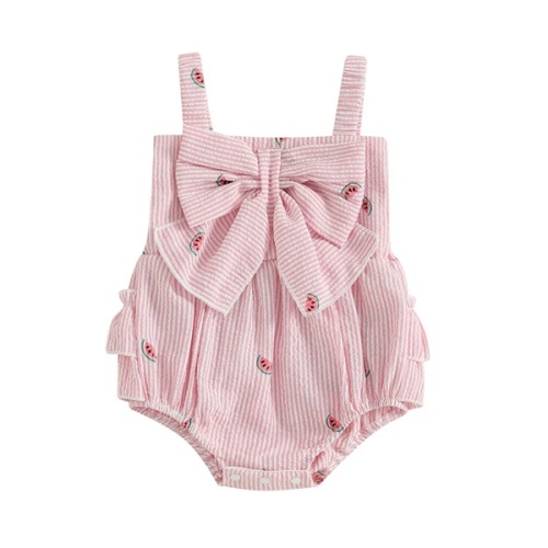 Sweet Slice Smocked Romper | Baby Girl Summer Outfit | Danny & Sarah – Danny and Sarah