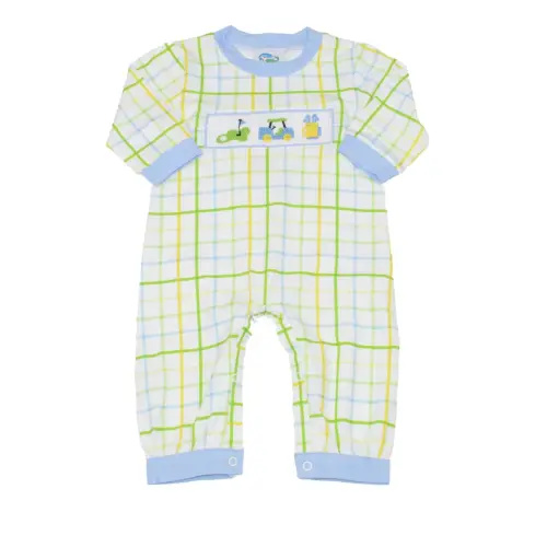 Hand Smocked Golf Romper