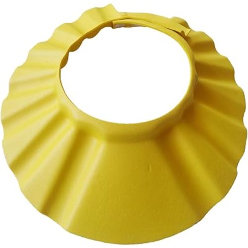 Hair Wash Cap EVA Shampoo Ear Eyes Protective Hat Toddler Bathtub Shower Hats with 4 Adjustable Snap Button Shampoo Hat for Infants for Big for to Protect Eyes for Girl