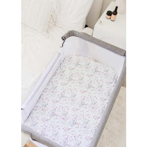 Co-Sleeper/Change Mat Fitted Waterproof Sheet | Botanical