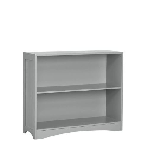 RiverRidge Kids' Playroom Horizontal Toy Organizer Bookshelf with Open Storage Shelves Gray