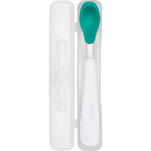 OXO Tot On-the-Go Feeding Spoon with Travel Case - Teal