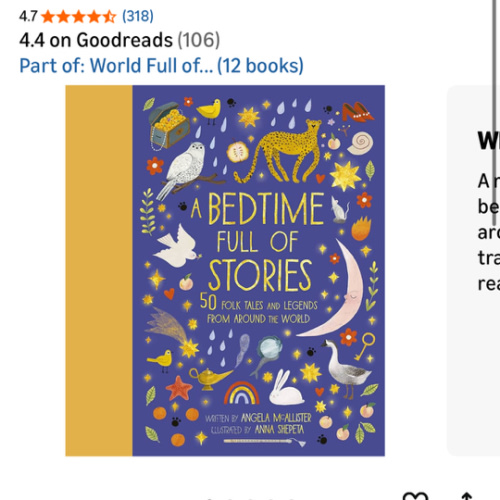 A Bedtime Full of Stories: 50 Folktales and Legends from Around the World (Volume 7) (World Full of..., 7)