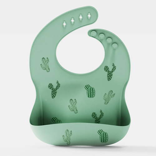Zcintert Silicone Baby Bibs BPA Free Waterproof Adjustable Feeding Bib for 6 Months-6 Years