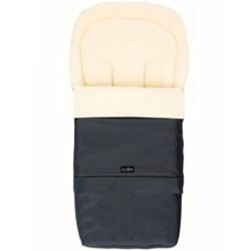 Black Graphite Organic Wool Adjustable Footmuff - Cover Baby LLC