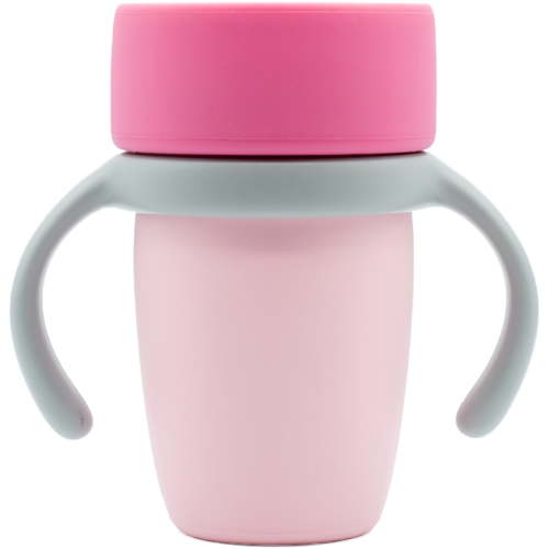 WeeSprout Baby Training Cup - Silicone Sippy Cup with Removable Handles for Weaning Off Bottle
