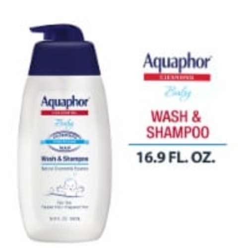 Aquaphor Baby Wash & Shampoo Pump, 16.9 fl oz