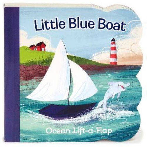 LITTLE BLUE BOAT (Lift-a-Flap) (Ginger Swift) (Board Book)