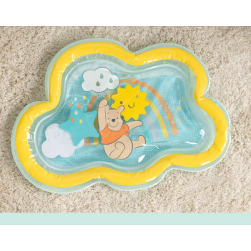 Bright Starts Disney Winnie the Pooh Once Upon a Tummy Time Water Mat - Blue