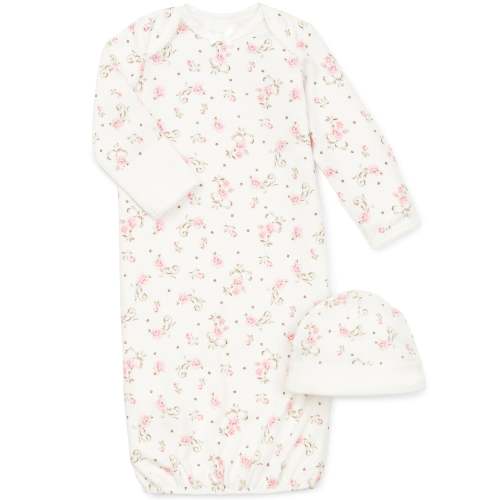 Vintage Rose Sleeper Gown And Hat