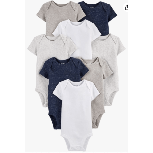 Simple Joys by Carter's Baby 8-Pack Short-Sleeve Bodysuit