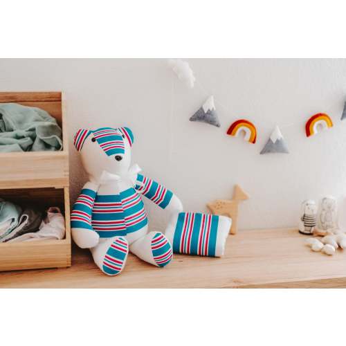 Keepsake Bear, Bear Made With Blanket, Personalized Bear, Gift for Baby, Gift For New Parents