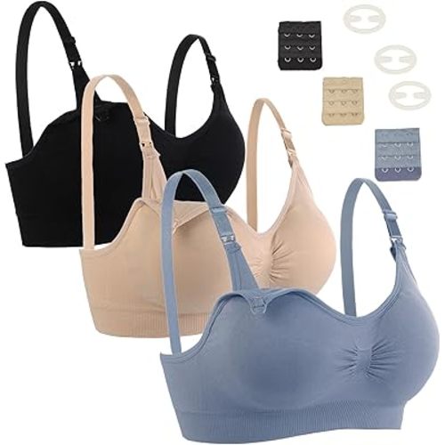 Nursing Bras for Breastfeeding Maternity Bra Breastfeeding Wirefree Seamless Pregnancy Bralette for Womens