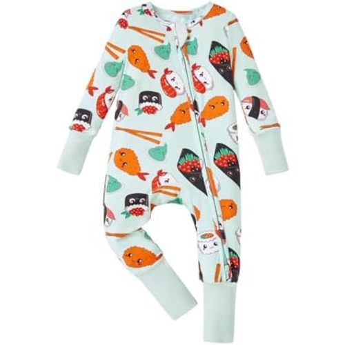 PATPAT Bamboo Viscose Baby Pajama, Romper N Footie, 0-24 Months