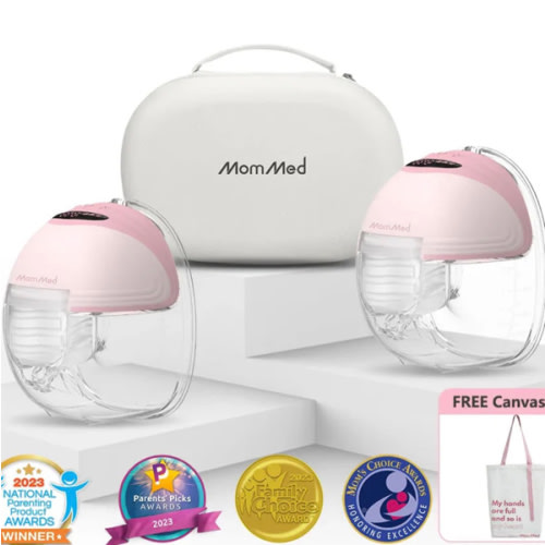 MomMed S21 Breast Pump-Gentle Expression, Effortless Emptying