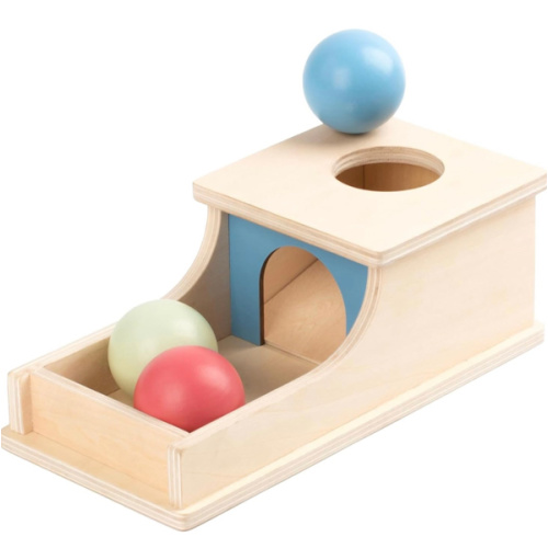 Busy edition Wooden Object Permanence Box
