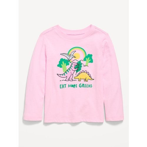 Long-Sleeve Graphic T-Shirt for Toddler Girls