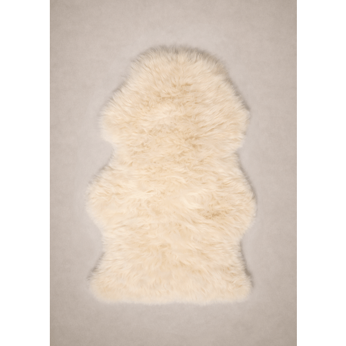 Real Fur Rug - Highland Hide Cream