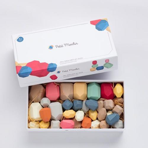 Petit Menhir™ Official | Montessori Wooden Educational Game