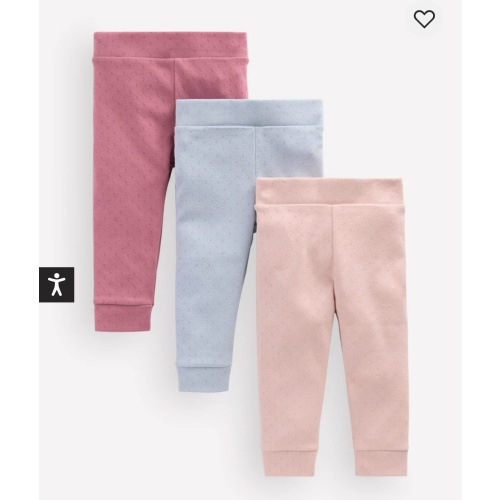 3 - pack Pointelle Leggings - Multi Rainbow | Boden USA