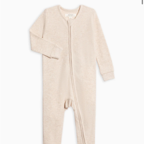 Lane Waffle Knit Zipper Sleeper