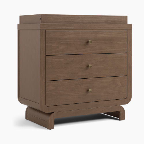 Storkcraft Santorini 3 Drawer Chest with Removable Changing Topper - Hazelnut
