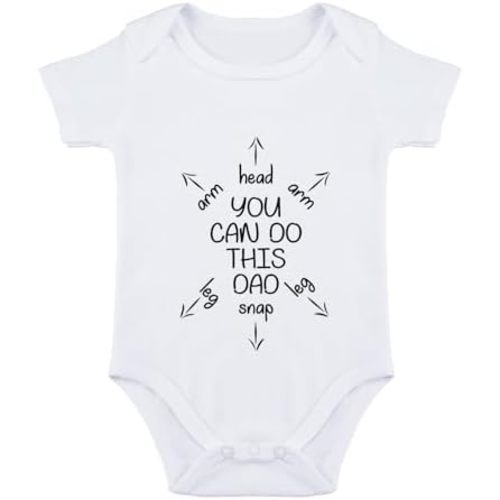 You Can Do This Dad Baby Bodysuit First Time Daddy Bodysuit New Dad Baby Bodysuits Funny Babies Clothes