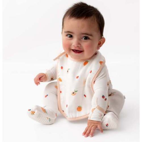 Bib Set, Peach - Bamboo Little | Maisonette