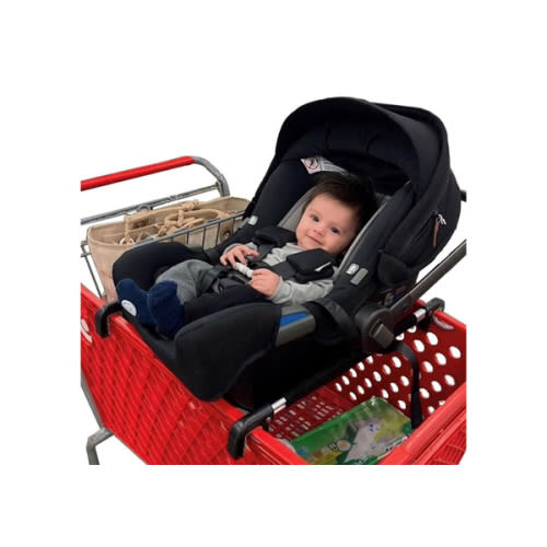 Totes Babies - Car Seat Carrier for Shopping Carts, Allows Babies, Newborns, Infants and Toddlers to Stay Snug or Sleeping in Car Seat While Parents Shop, As Seen on Shark Tank