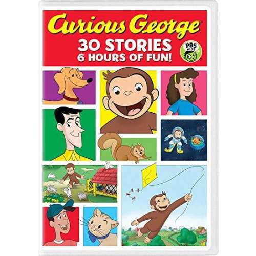Universal Studios Curious George 30-Story Collection Animation Movie (DVD)